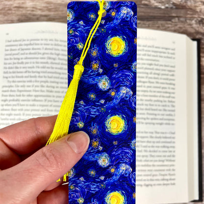 Starry Night Bookmark – Art Lover Gift for Readers, Teachers & Bookworms