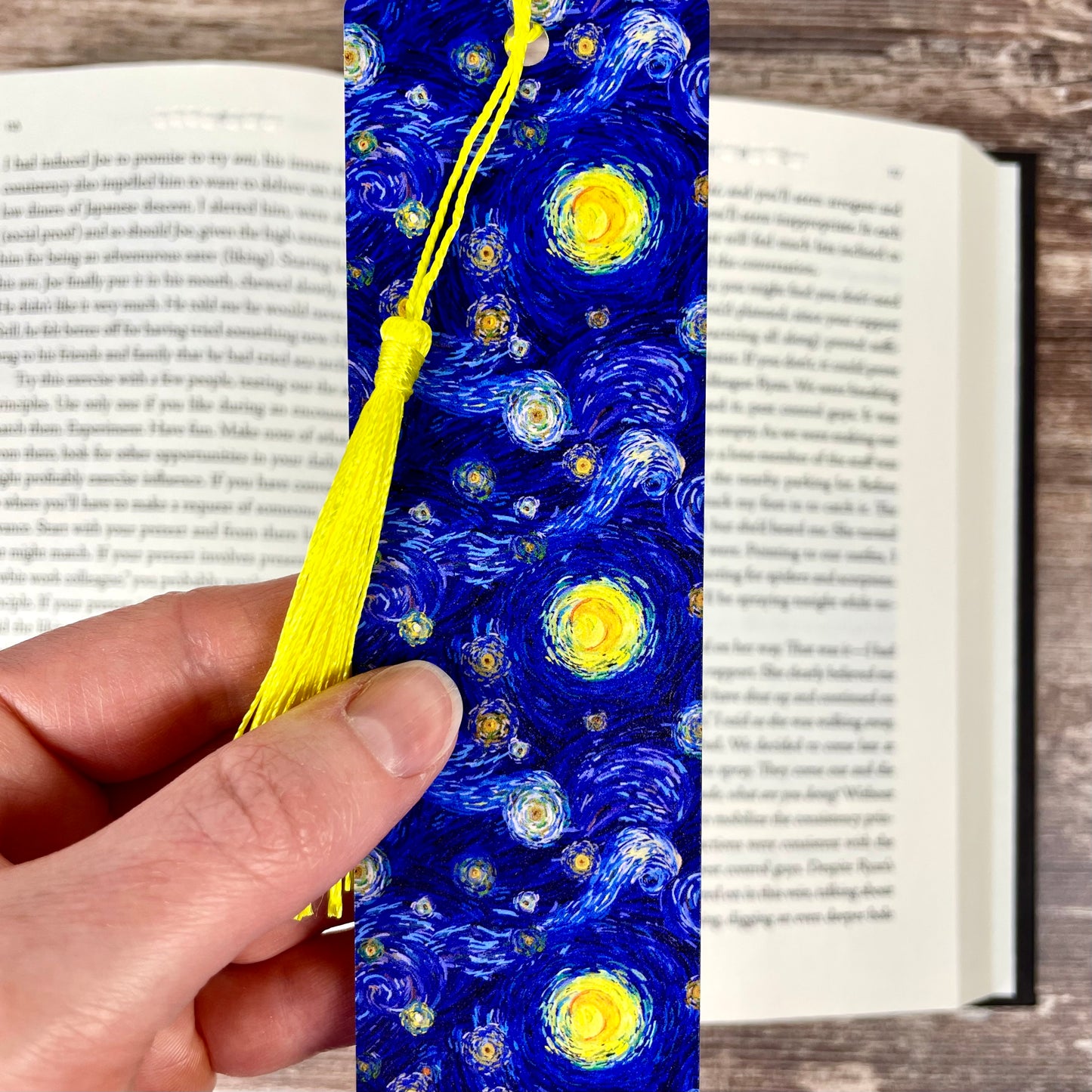 Starry Night Bookmark – Art Lover Gift for Readers, Teachers & Bookworms
