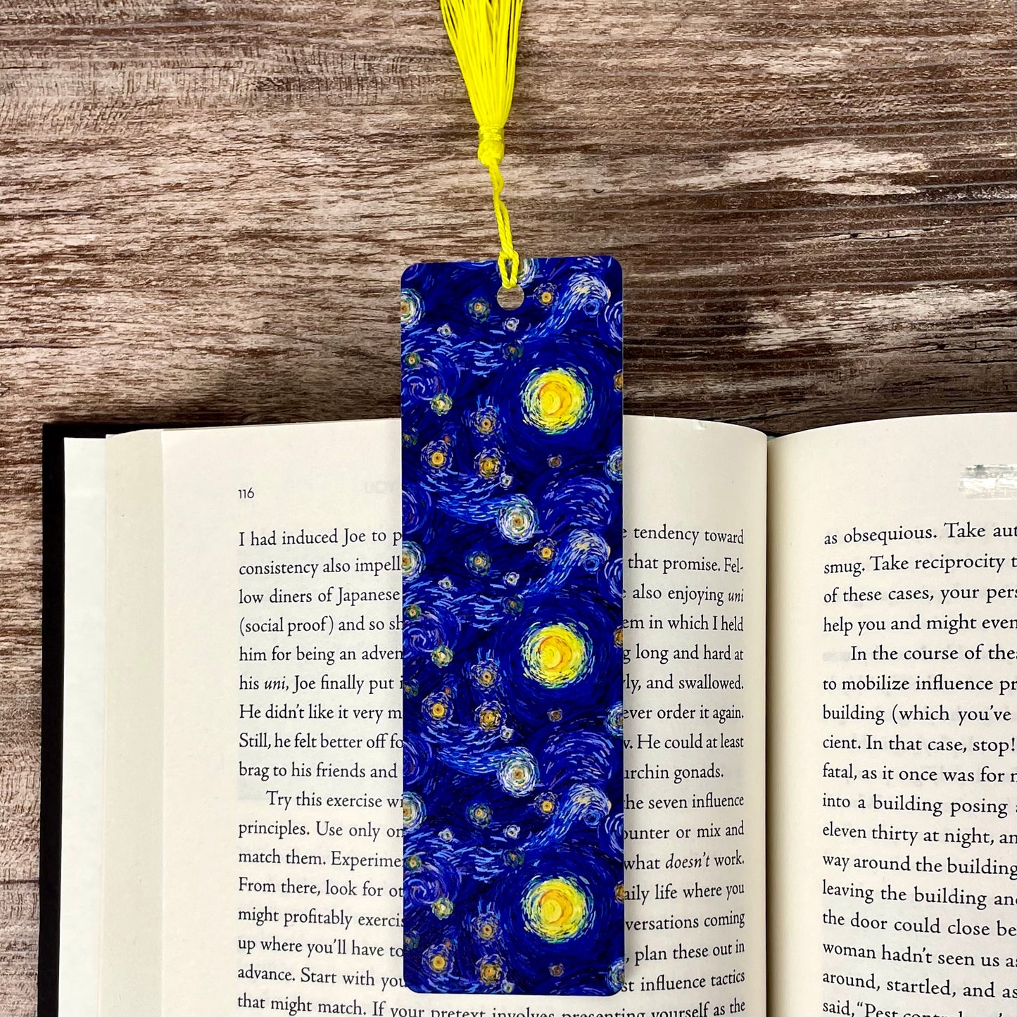 Starry Night Bookmark – Art Lover Gift for Readers, Teachers & Bookworms