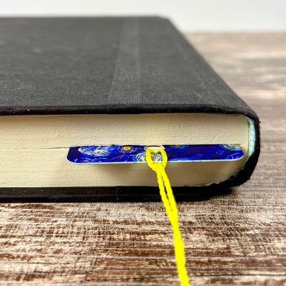 Starry Night Bookmark – Art Lover Gift for Readers, Teachers & Bookworms