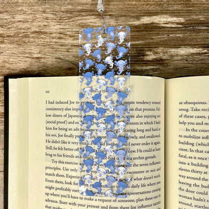 Blue Axolotl Bookmark | Cute Bookmark for Kids & Animal Lovers | Fun Gift for Readers | Kawaii Reading Accessory with Tassel