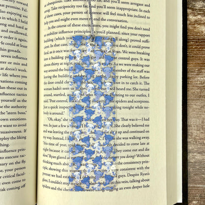 Blue Axolotl Bookmark | Cute Bookmark for Kids & Animal Lovers | Fun Gift for Readers | Kawaii Reading Accessory with Tassel