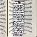 Musical Notes Bookmark with Tassel - Gift for Music Lovers