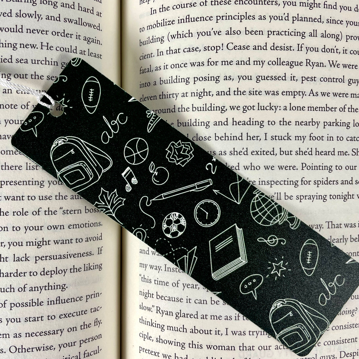School Teacher Bookmark - End of Year Gift for Teacher Appreciation