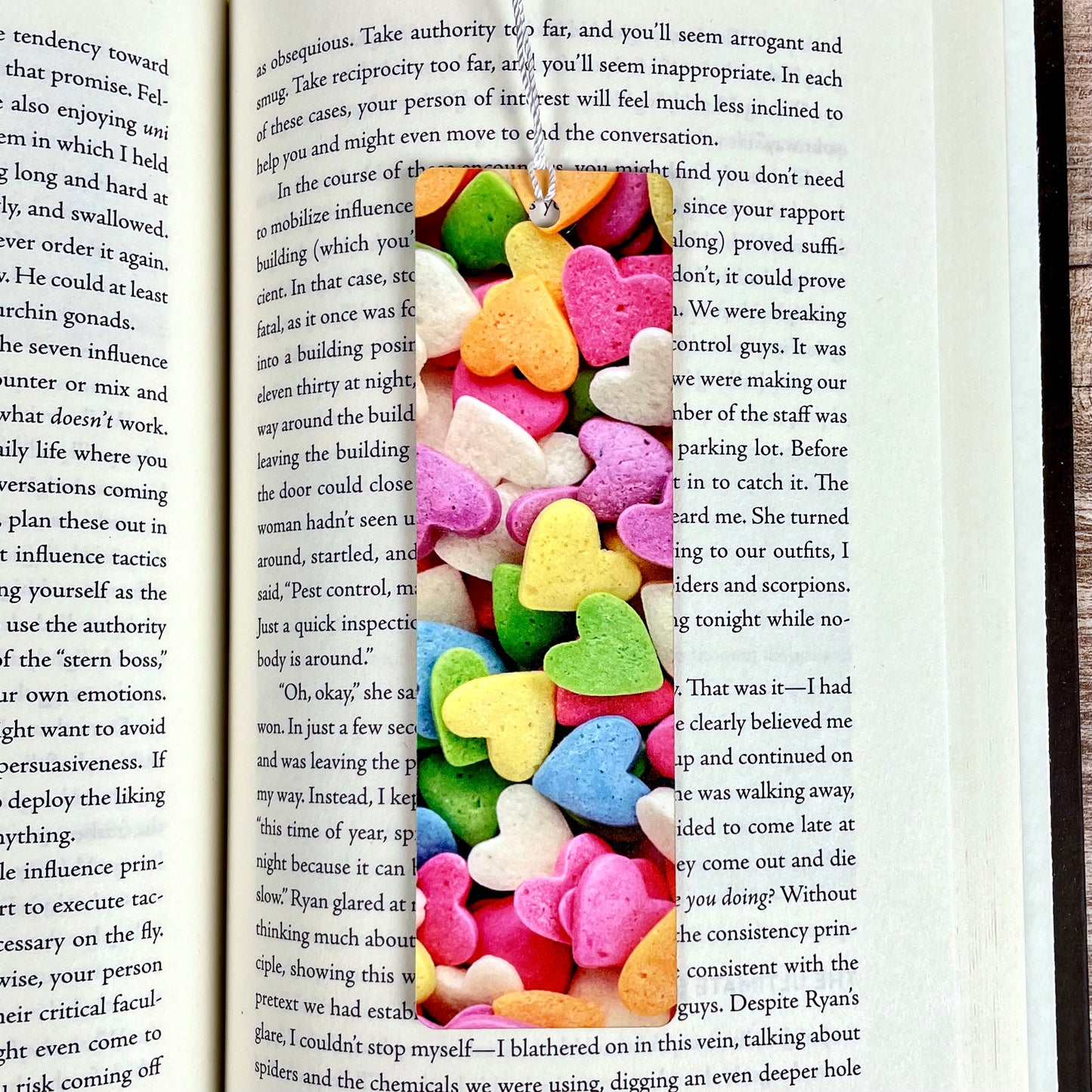 Candy Heart Bookmark – Sweet Gift for Readers and Book Lovers
