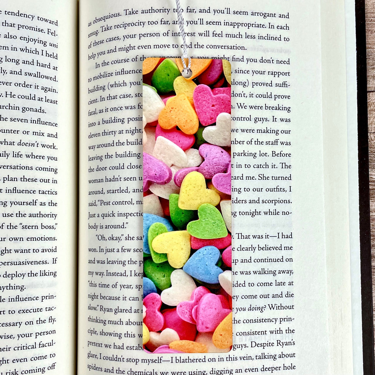 Candy Heart Bookmark – Sweet Gift for Readers and Book Lovers