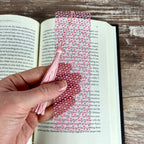 Pink Heart Bookmark – Sweet Gift for Readers