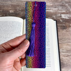 Rainbow Leopard Print Bookmark - Bright Gift for Book Lovers