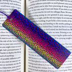Rainbow Leopard Print Bookmark - Bright Gift for Book Lovers
