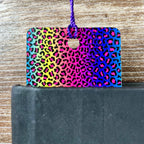 Rainbow Leopard Print Bookmark - Bright Gift for Book Lovers