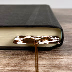 Cow Print Bookmark - Gift for Book Lovers