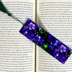 Lilac flower bookmark - Purple Floral Reading Accessory for Book Lovers