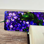 Lilac flower bookmark - Purple Floral Reading Accessory for Book Lovers