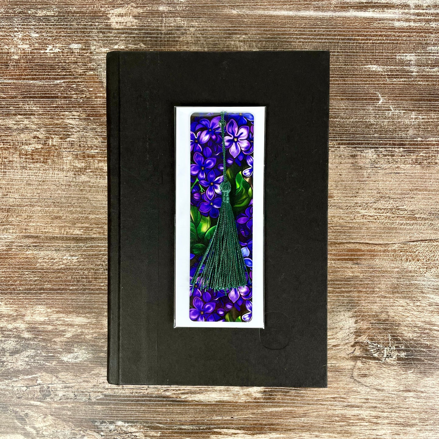 Lilac flower bookmark - Purple Floral Reading Accessory for Book Lovers