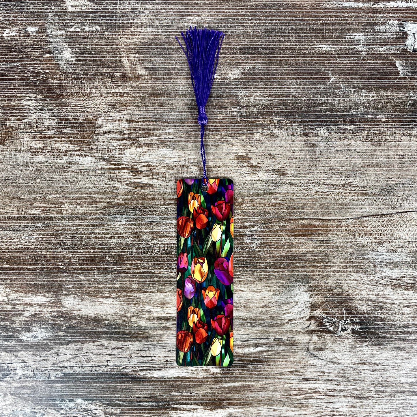 Tulip Floral Bookmark- Colorful Gift for Book Lovers