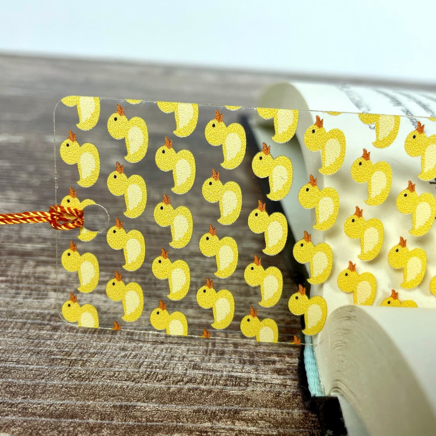 Rubber Duck Bookmark with Tassel | Cute Yellow Duckie Gift | Fun Reading Accessory | Bright Book Lover Gift for Kids & Adults