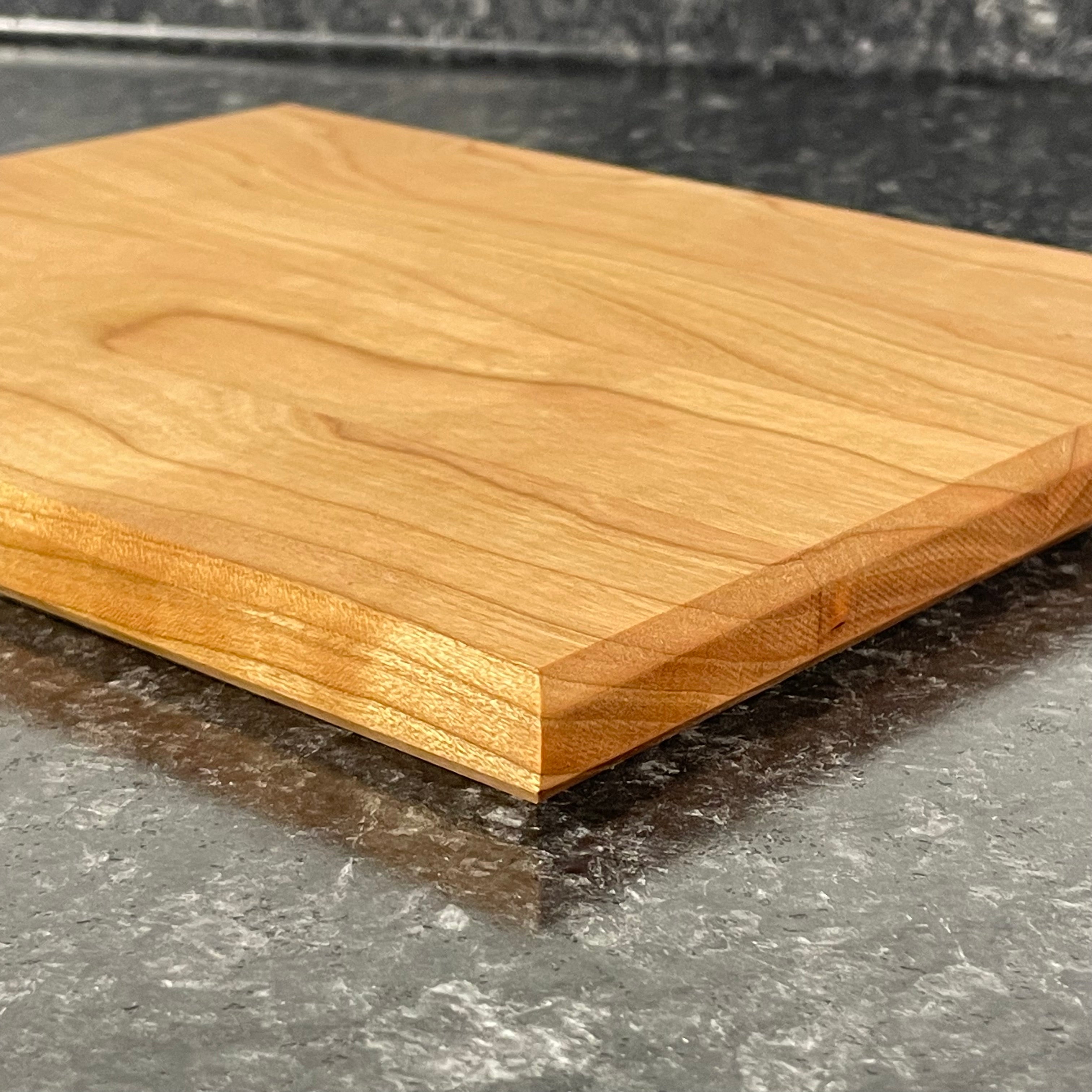 Solid Cherry Artisan Serving Board – One-Piece Wood