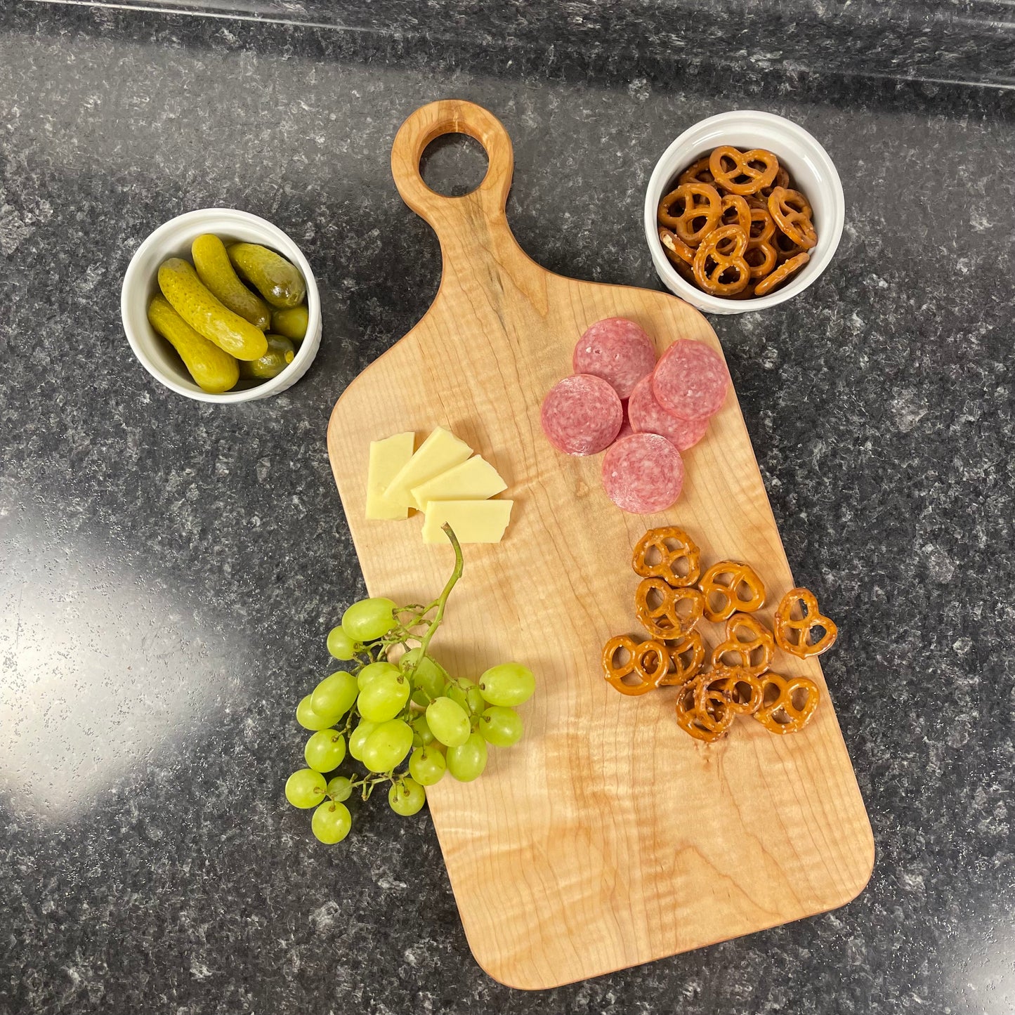 Curly Maple Cutting Board | Figured One-Piece Serving Tray
