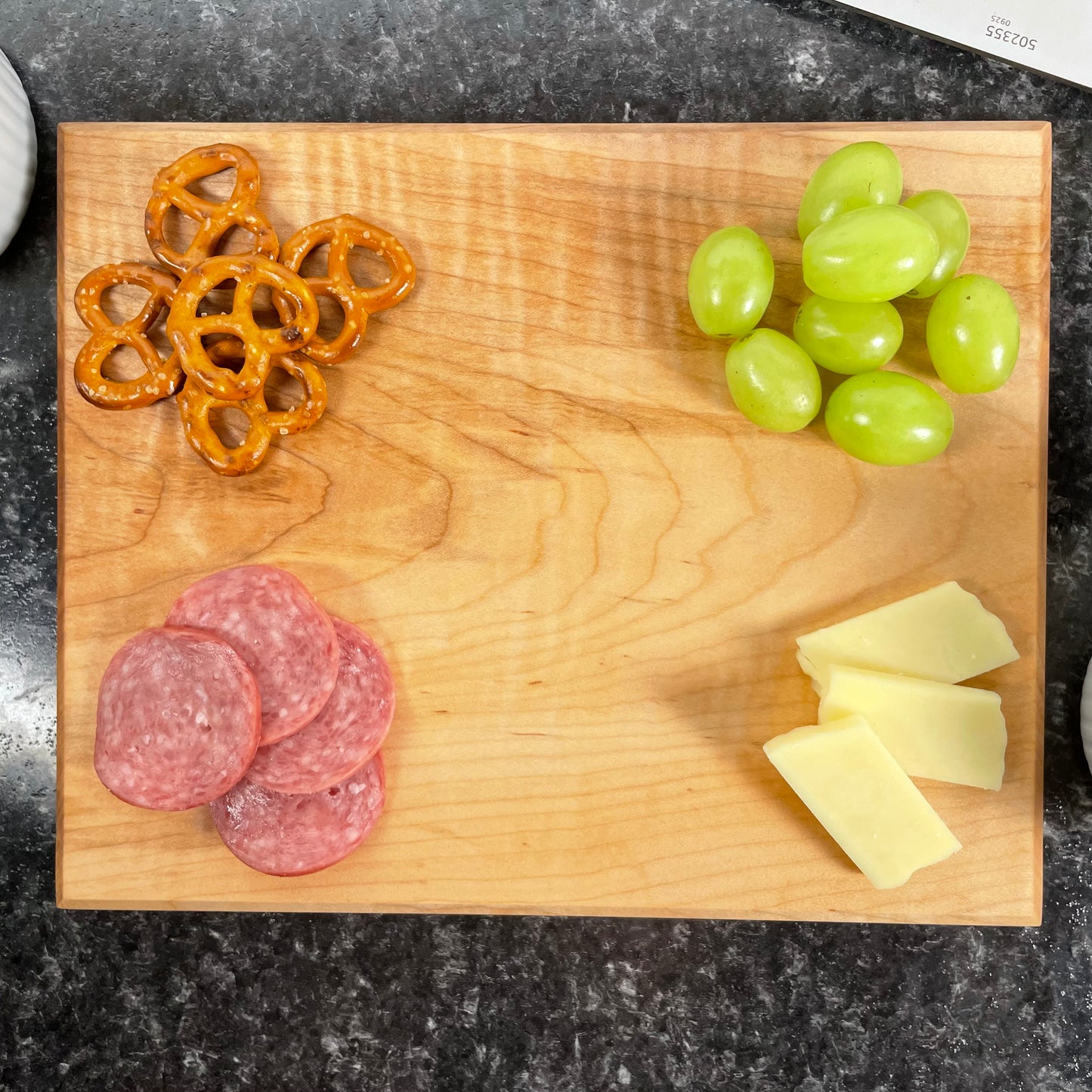 Solid Curly Maple Artisan Board – One-Piece Wood