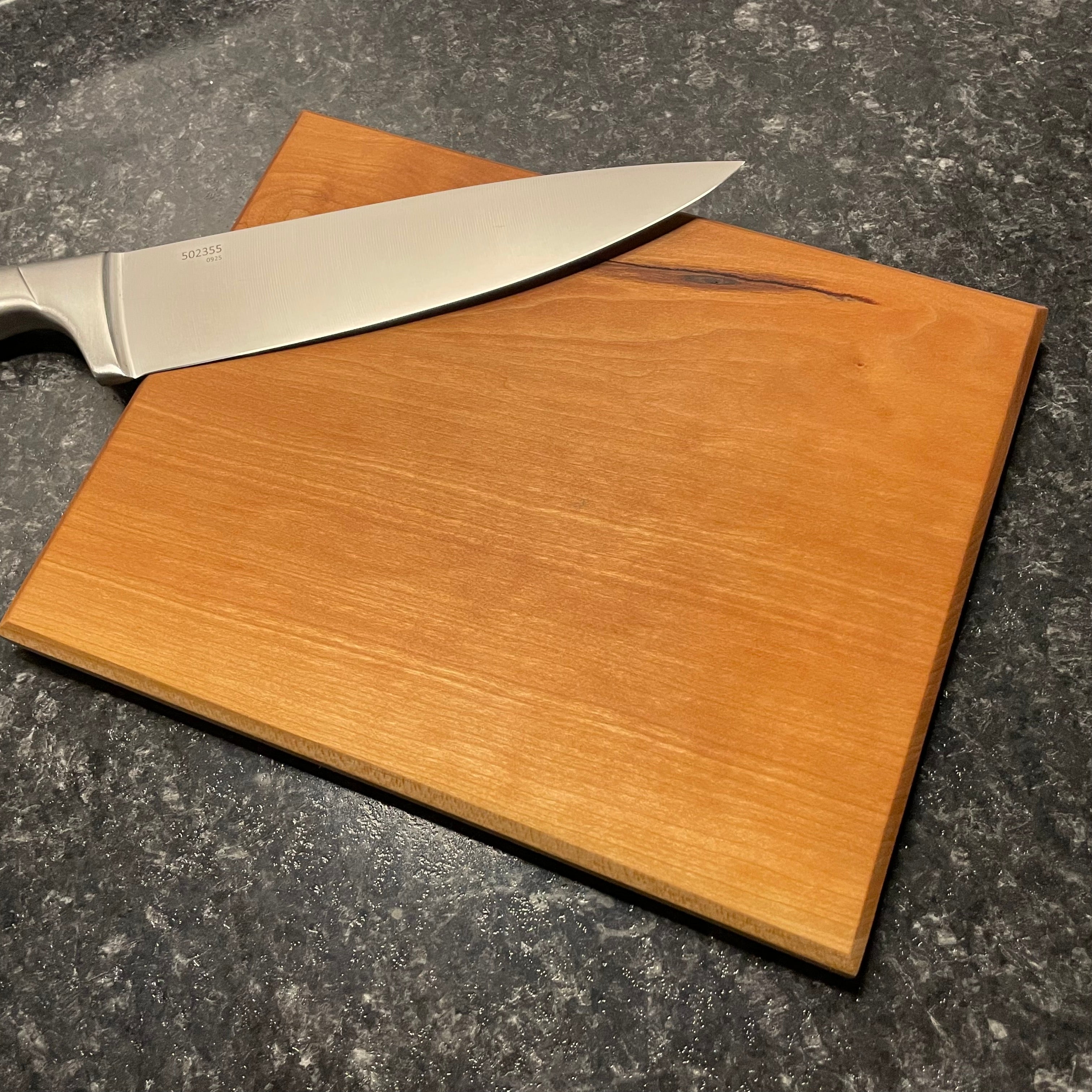 Solid Cherry Artisan Serving Board – One-Piece Wood