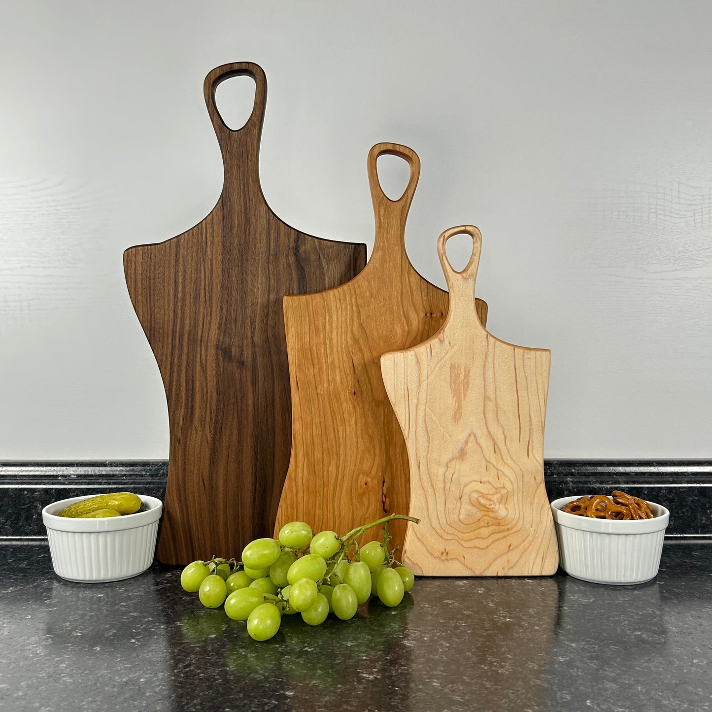 Wood Cutting Board with Handle | Serving Tray