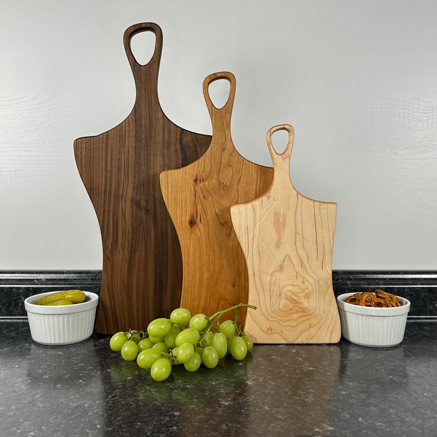 Wood Cutting Board with Handle | Serving Tray