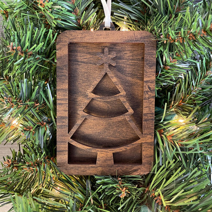 Christmas Ornament Gift Card Holder – Wooden Holiday Ornament for Gift Cards – Unique Stocking Stuffer, Teacher Gift, Secret Santa Idea