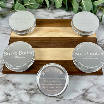 Board Butter Wood Conditioner | Food-Safe Mineral Oil & Beeswax Finish | Cutting Board Balm | Kitchen Wood Care