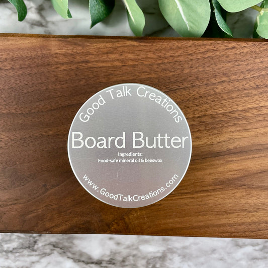 Board Butter Wood Conditioner | Food-Safe Mineral Oil & Beeswax Finish | Cutting Board Balm | Kitchen Wood Care