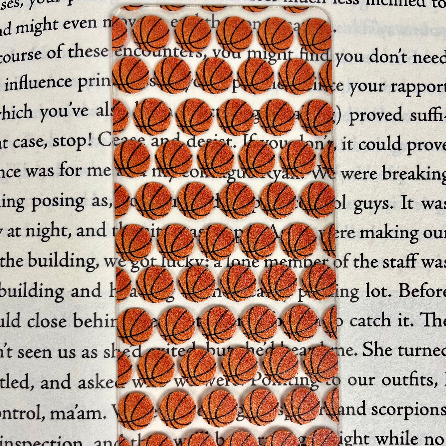 Basketball Bookmark – Sports Reading Gift