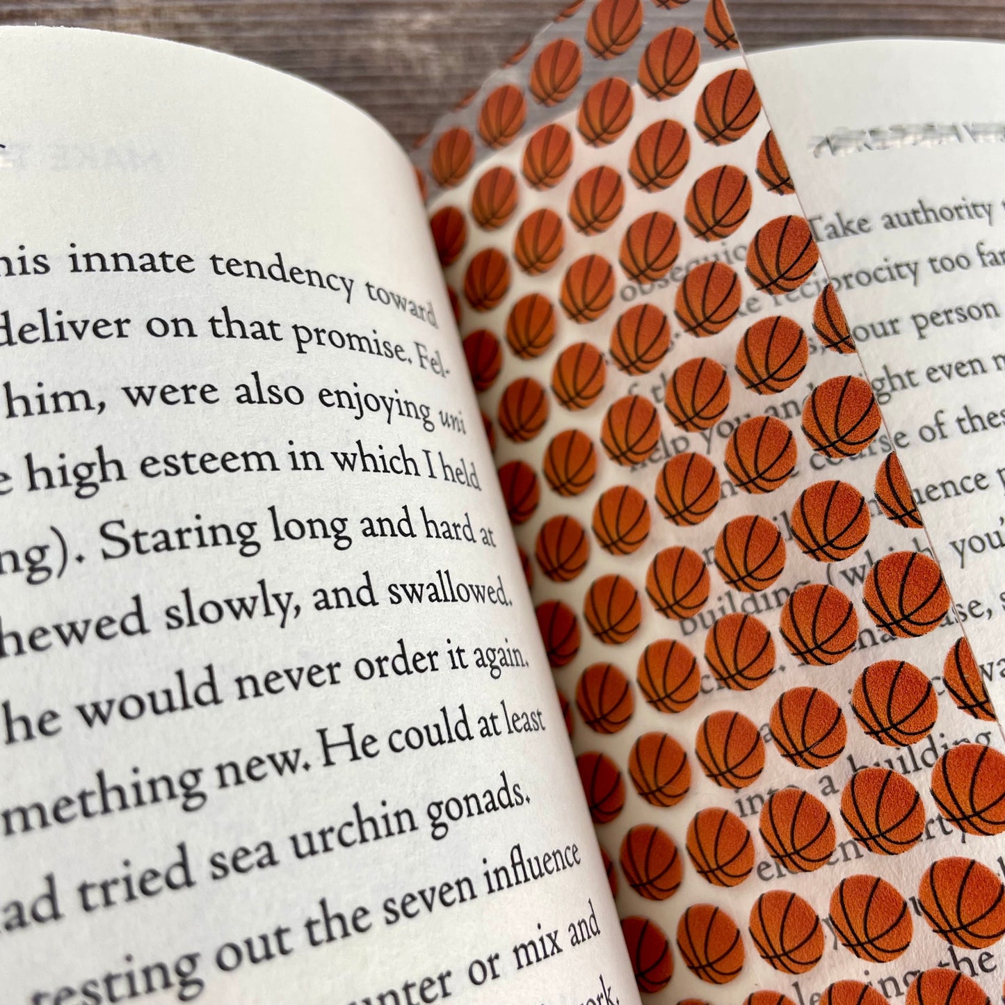 Basketball Bookmark – Sports Reading Gift