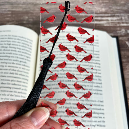 Cardinal Bookmark – Memorial Gift for Loss, Symbol of Comfort, Red Bird Bookmark for Bird Lovers, Nature Fans, or Sports Supporters