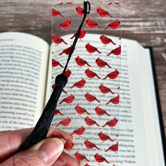 Cardinal Bookmark – Memorial Gift for Loss, Symbol of Comfort, Red Bird Bookmark for Bird Lovers, Nature Fans, or Sports Supporters
