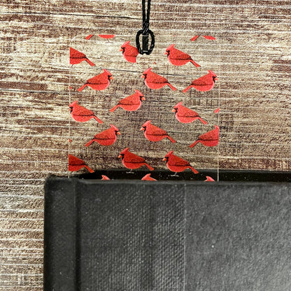 Cardinal Bookmark – Memorial Gift for Loss, Symbol of Comfort, Red Bird Bookmark for Bird Lovers, Nature Fans, or Sports Supporters