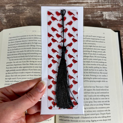 Cardinal Bookmark – Memorial Gift for Loss, Symbol of Comfort, Red Bird Bookmark for Bird Lovers, Nature Fans, or Sports Supporters