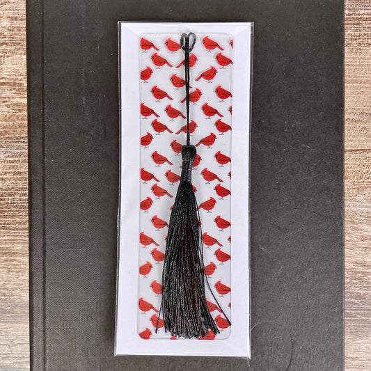Cardinal Bookmark – Memorial Gift for Loss, Symbol of Comfort, Red Bird Bookmark for Bird Lovers, Nature Fans, or Sports Supporters
