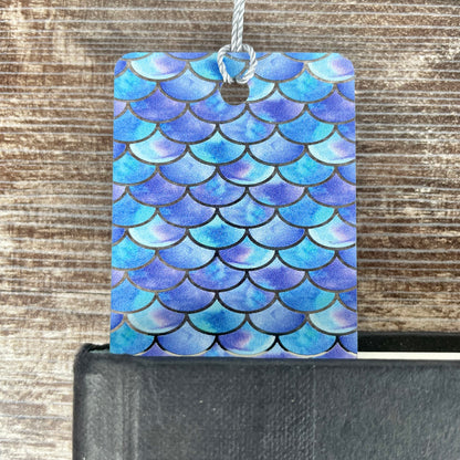 Mermaid Bookmark – Blue Mermaid Tail Gift for Girls, Ocean Aesthetic Bookmark, Fantasy Book Lover Gift, Beachy Reader Accessory