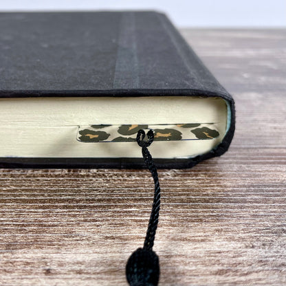 Leopard Bookmark – Chic Gift for Her, Animal Print Accessory for Book Lovers, Neutral Girl Aesthetic, Bold Stocking Stuffer Idea