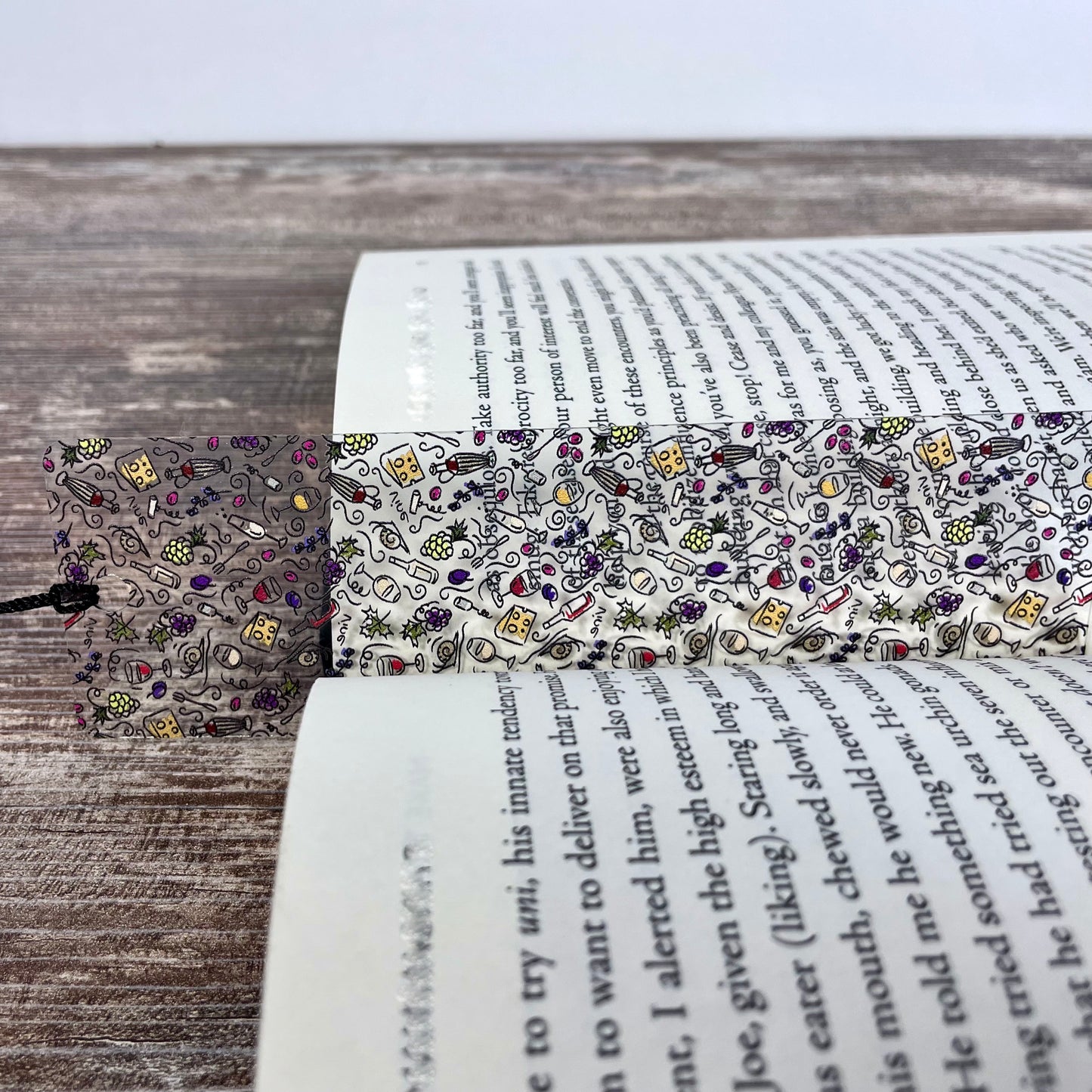 Wine & Cheese Bookmark – Gift for Wine Lovers, Book Club Bookmark, Hostess Gift Idea, Girls Night Accessory, Holiday Stocking Stuffer