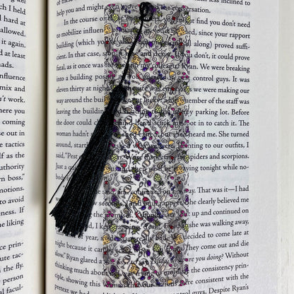 Wine & Cheese Bookmark – Gift for Wine Lovers, Book Club Bookmark, Hostess Gift Idea, Girls Night Accessory, Holiday Stocking Stuffer