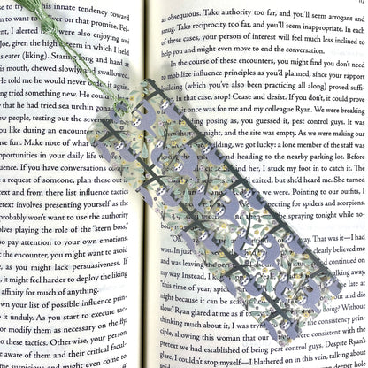 Floral Sloth Bookmark – Cute Animal Bookmark for Readers – Bookish Gift – Pastel Jungle Bookmark – Whimsical Sloth Gift