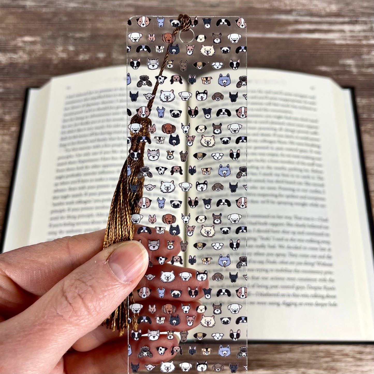 Dog Lover Bookmark – Thin Flexible Dog Gift for Readers, Students & Teachers – Cute Dog Mom Reading Accessory – Durable, Fun Design