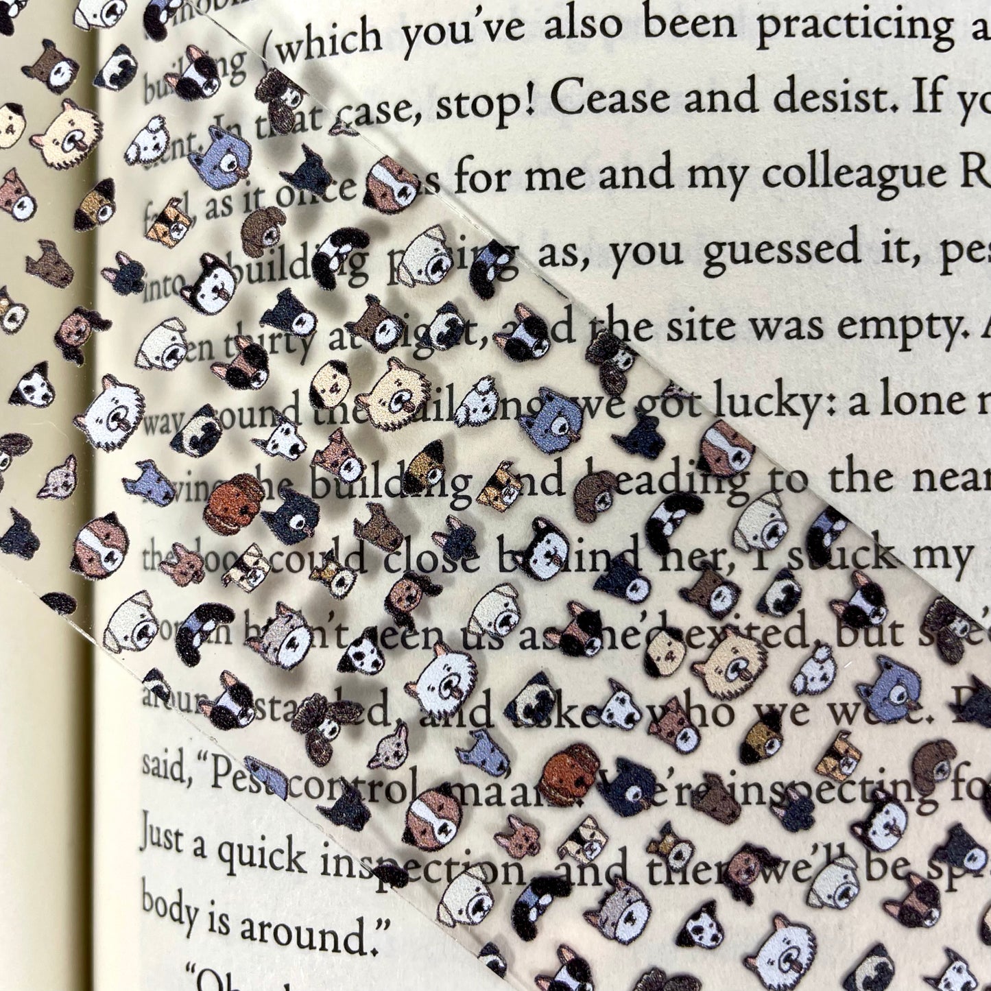 Dog Lover Bookmark – Thin Flexible Dog Gift for Readers, Students & Teachers – Cute Dog Mom Reading Accessory – Durable, Fun Design