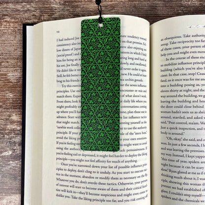 Celtic Shamrock Bookmark – Irish Pride Gift for Book Lovers – Thin Flexible Reading Accessory – Gaelic Heritage Shamrock Design