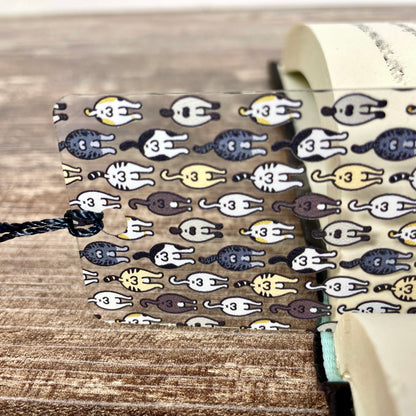 Funny Cat Butt Bookmark – Weird Gift for Cat Lovers, Bookworms, and Crazy Cat Ladies – Clear, Flexible, and Hilarious Bookmark
