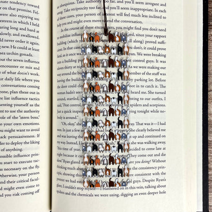 Funny Dog Butt Bookmark – Weird Gift for Dog Lovers, Bookworms, and Pet Parents – Clear, Durable, and Hilariously Cheeky