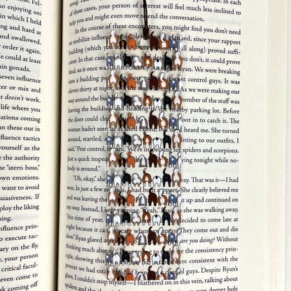 Funny Dog Butt Bookmark – Weird Gift for Dog Lovers, Bookworms, and Pet Parents – Clear, Durable, and Hilariously Cheeky