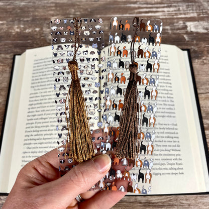 Funny Dog Bookmark Set – Dog Faces & Dog Butts – Gift for Dog Lovers, Dog Moms and Pet People