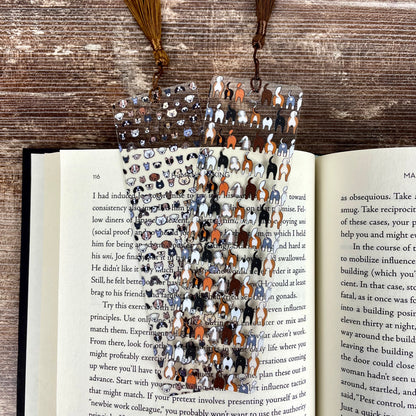 Funny Dog Bookmark Set – Dog Faces & Dog Butts – Gift for Dog Lovers, Dog Moms and Pet People
