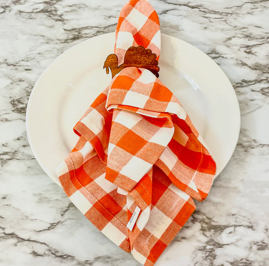 Turkey Shaped Napkin Rings – Festive Thanksgiving Table Decor